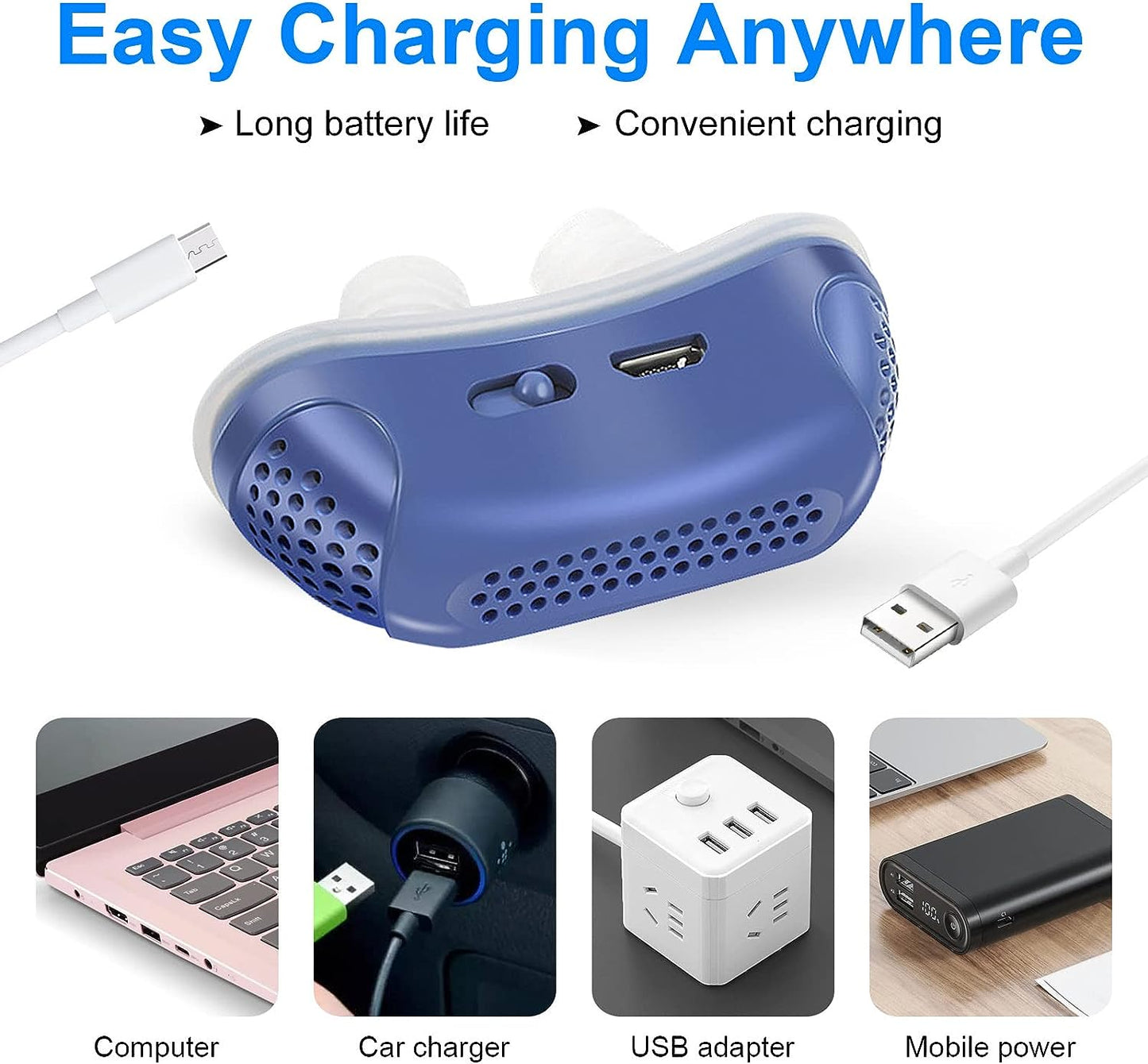 Amtn Club | Appareil Micro CPAP Anti-Ronflement Compact