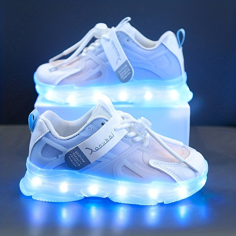 Amtn Club | Baskets Lumineuses LED pour Enfants – Colorées & Fun