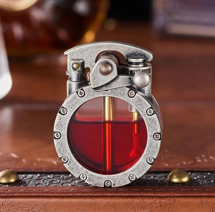 Amtn Club | Briquet Ancien Transparent à Pierre – FlintAura