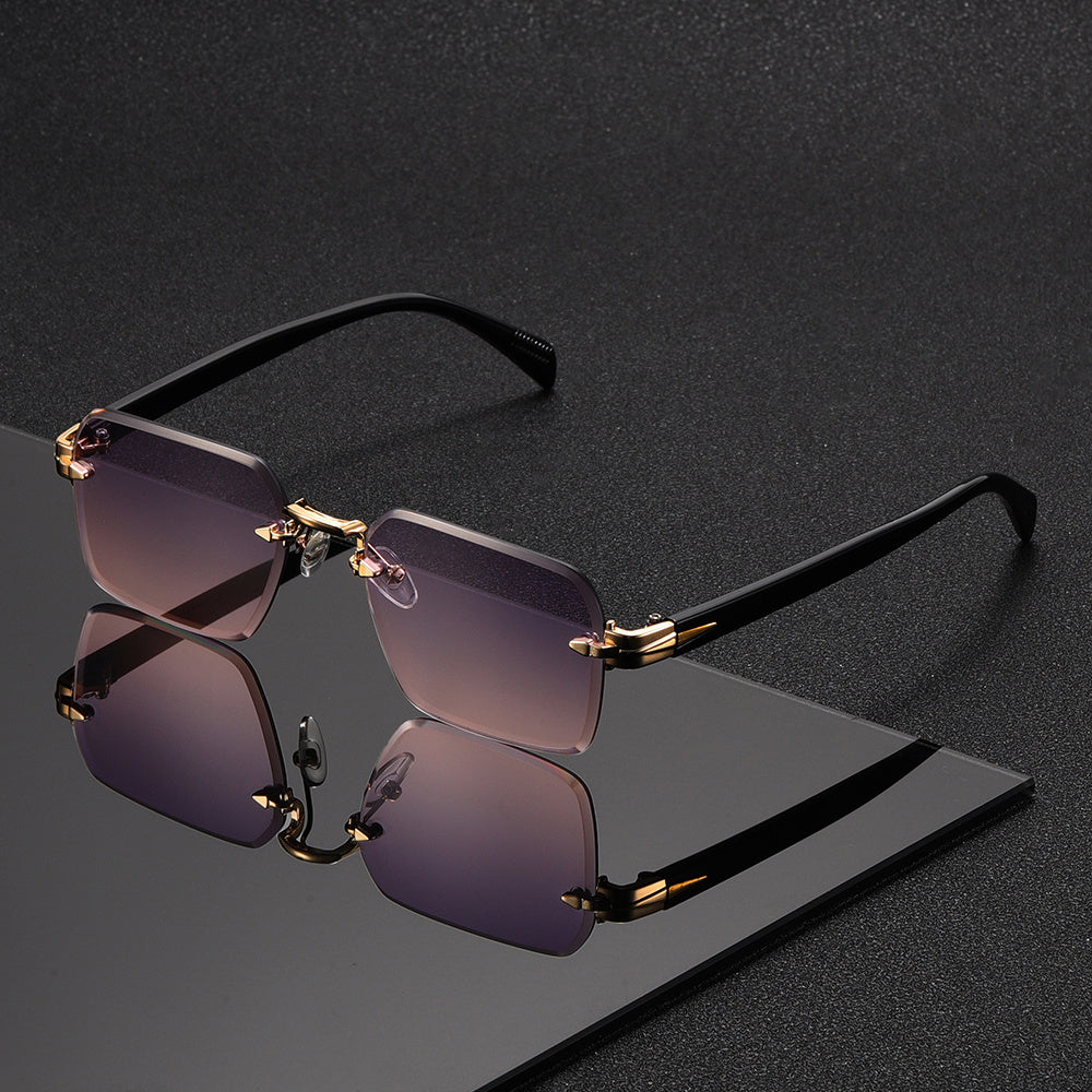 Amtn Club | Lunettes Carrées Sans Monture Homme Élégantes