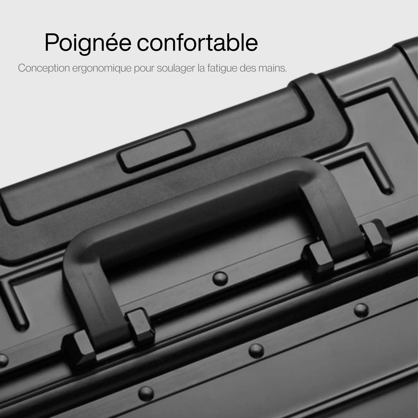 Amtn Club| Valise soute Premium  Coque Aluminium rigide, Fermeture sécurisée TSA, Grande Capacité, Roulettes pivotantes