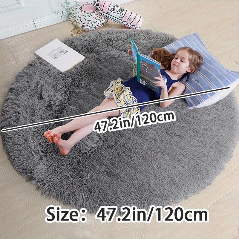 Amtn Club | Tapis Rond Fluffy Ultra Doux – Clouda