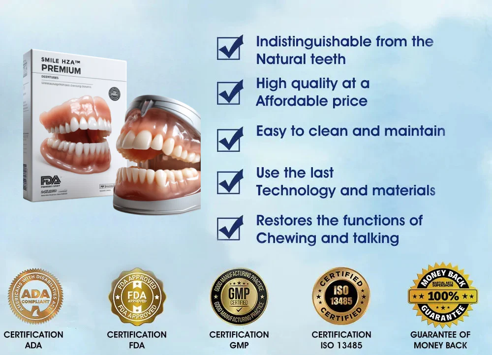Amtnclub | HZA™ – Prothèse dentaire complète sur mesure pour un sourire naturel