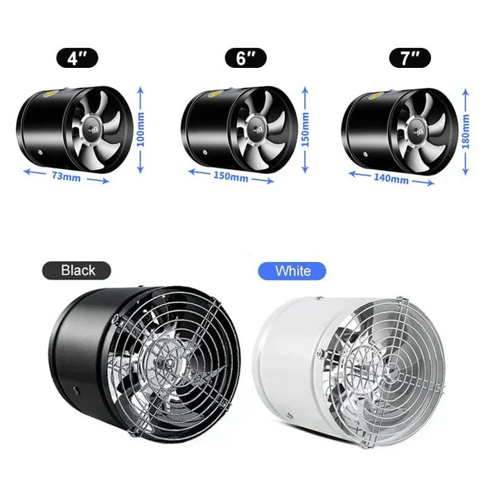 Amtn Club | Ventilateur d’Extraction Silencieux Haute Puissance – WhisperFlow