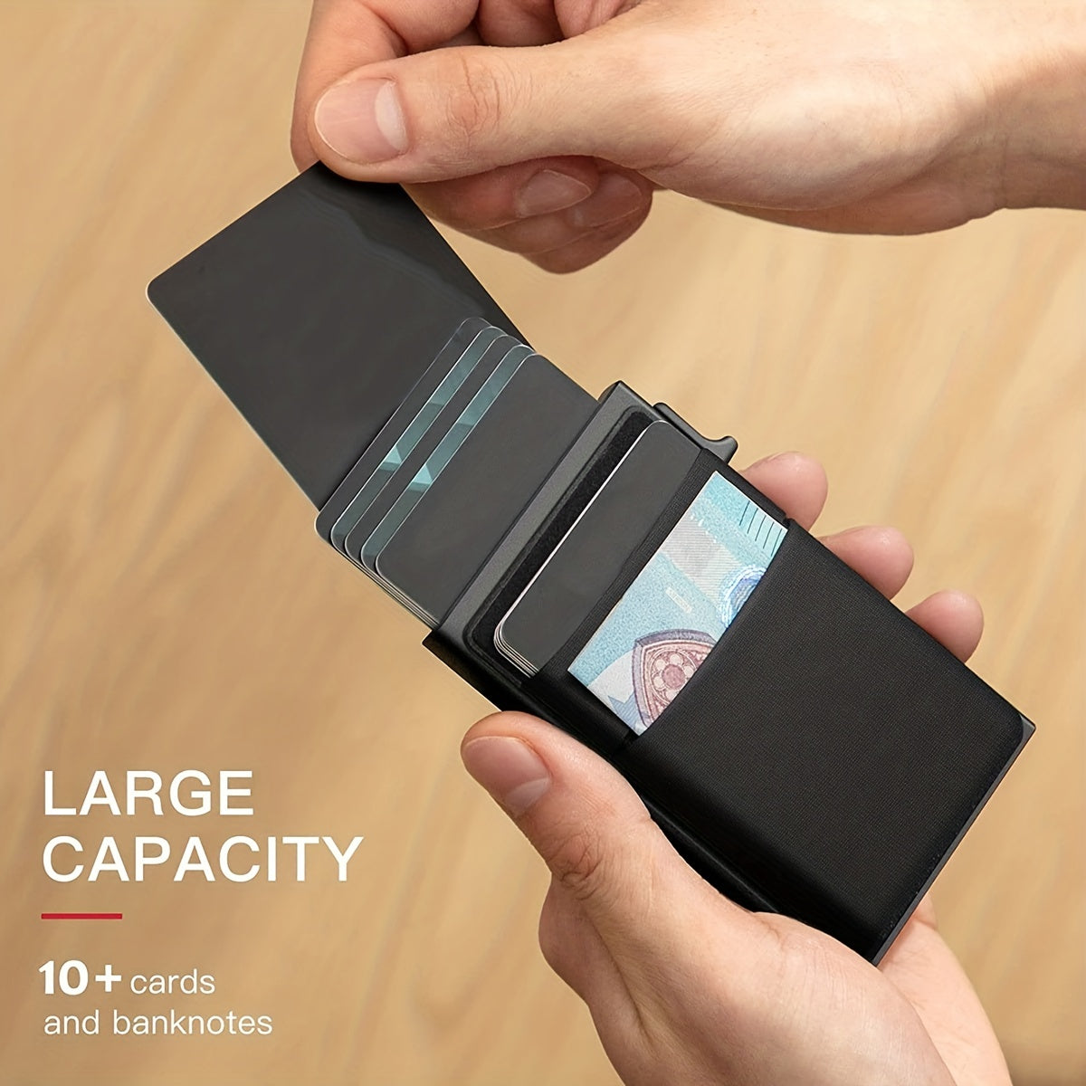 Amtn Club | Porte-Cartes RFID Automatique Grande Capacité