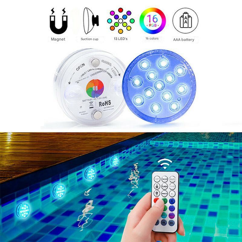 Amtn Club | Lampe LED Sous-Marine Étanche avec Télécommande – GlowRipple