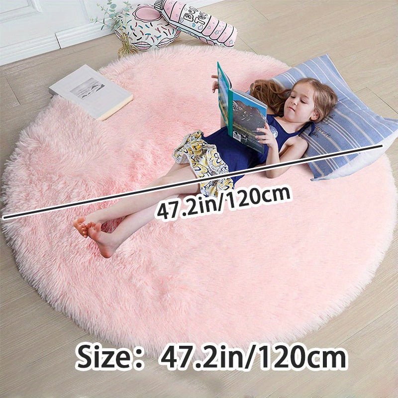 Amtn Club | Tapis Rond Fluffy Ultra Doux – Clouda