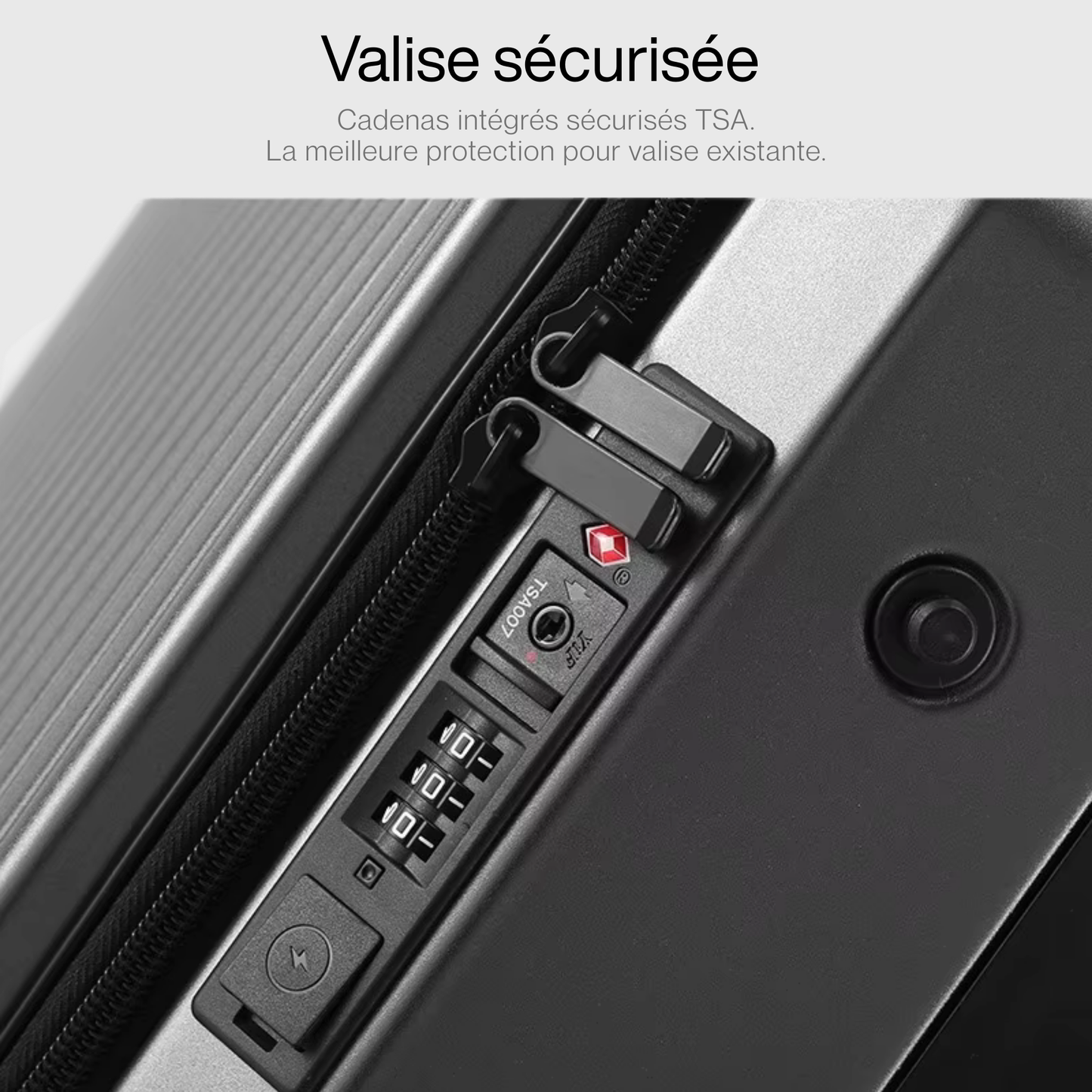 Amtn Club|Valise cabine Utility 2 | Coque rigide, Fermeture sécurisée TSA, Grande Capacité, Roulettes pivotantes
