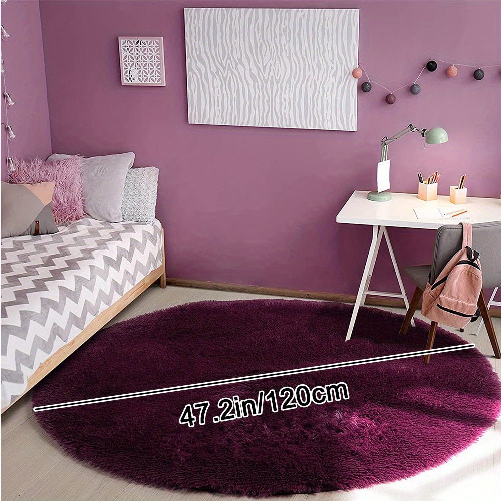 Amtn Club | Tapis Rond Fluffy Ultra Doux – Clouda