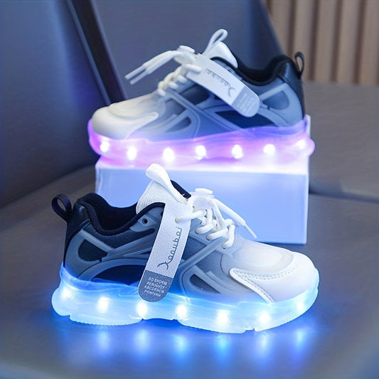 Amtn Club | Baskets Lumineuses LED pour Enfants – Colorées & Fun