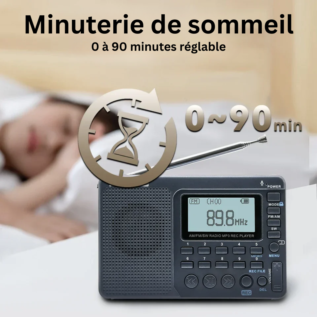 Amtn Club | Radio Portable Compacte Multifonction – EchoWave