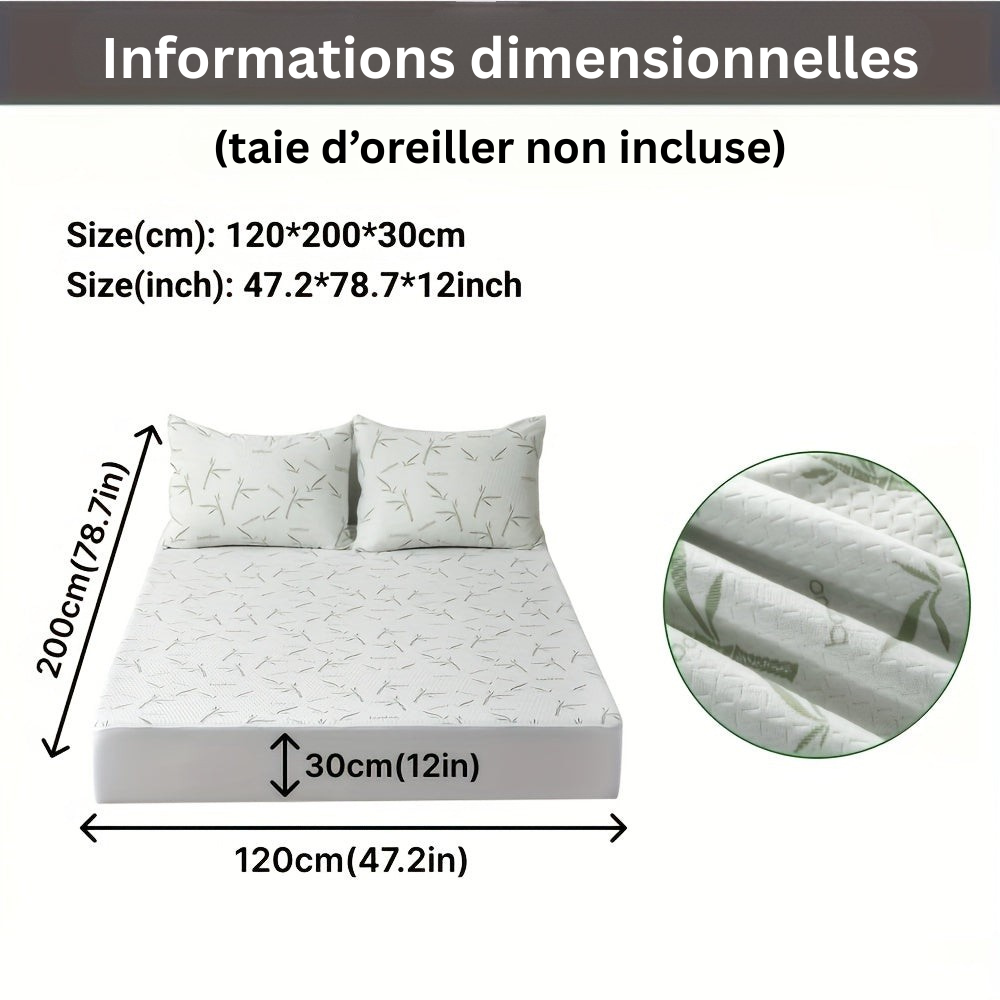 Amtn Club | Protège-Matelas Bamboo Respirant & Frais – BambooCool