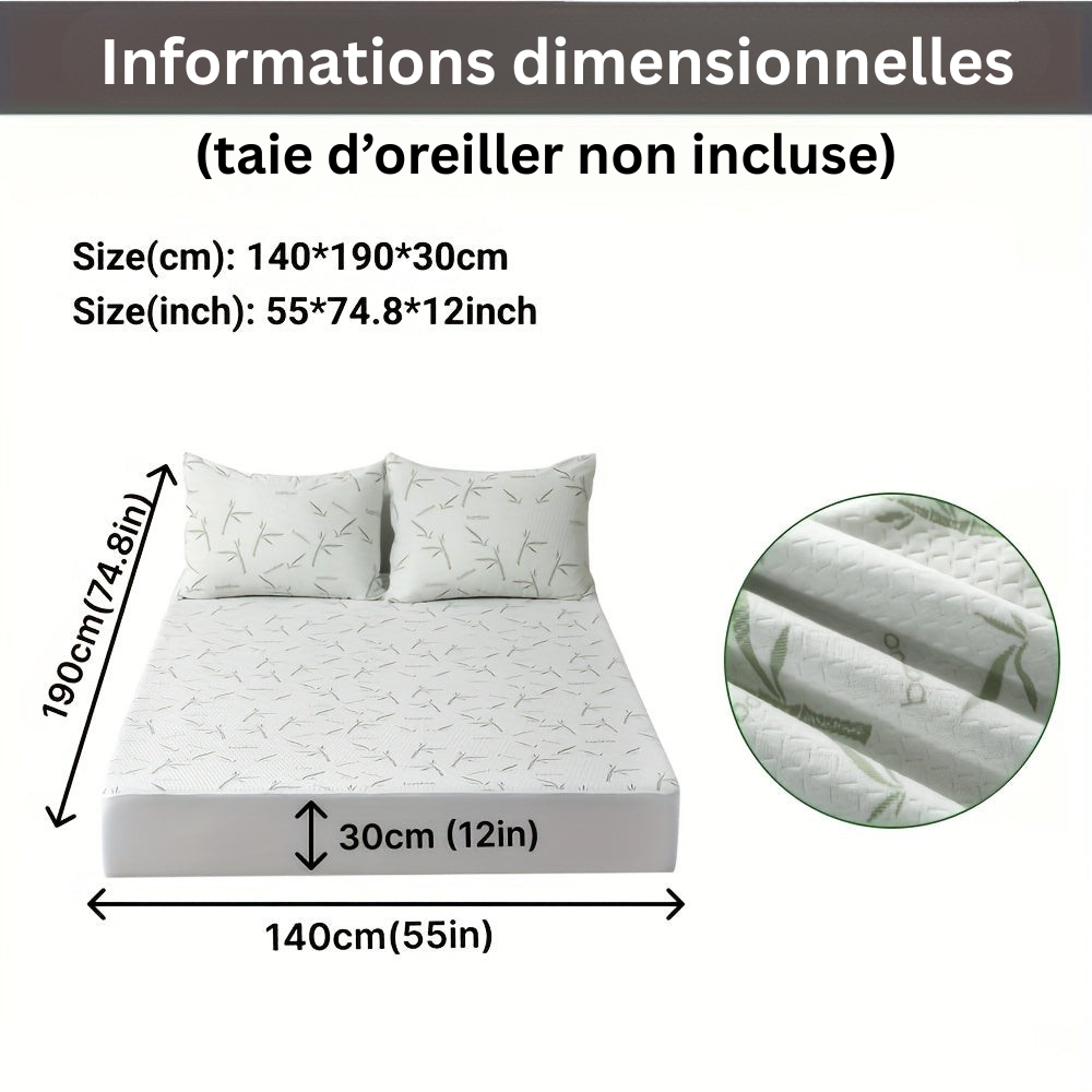 Amtn Club | Protège-Matelas Bamboo Respirant & Frais – BambooCool