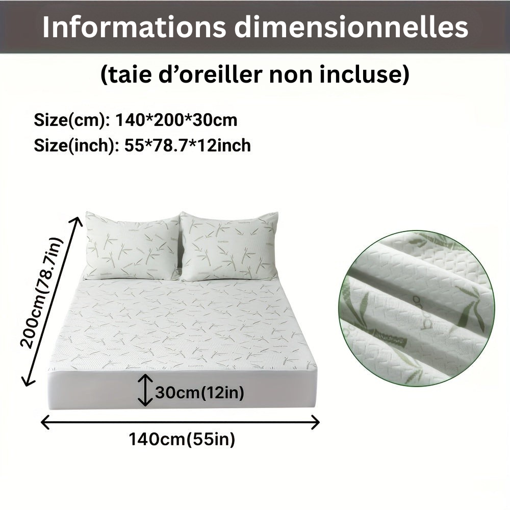 Amtn Club | Protège-Matelas Bamboo Respirant & Frais – BambooCool