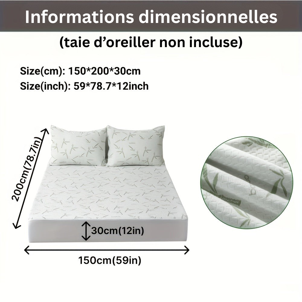 Amtn Club | Protège-Matelas Bamboo Respirant & Frais – BambooCool