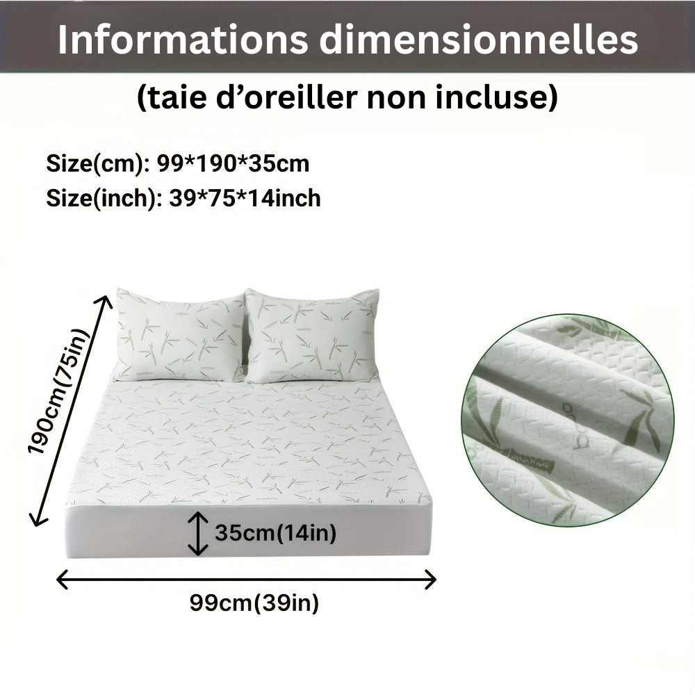 Amtn Club | Protège-Matelas Bamboo Respirant & Frais – BambooCool