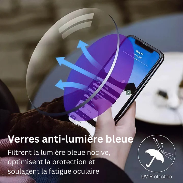 Amtn Club | Lunettes de Lecture Multifocales Anti Lumière Bleue – SapphireView