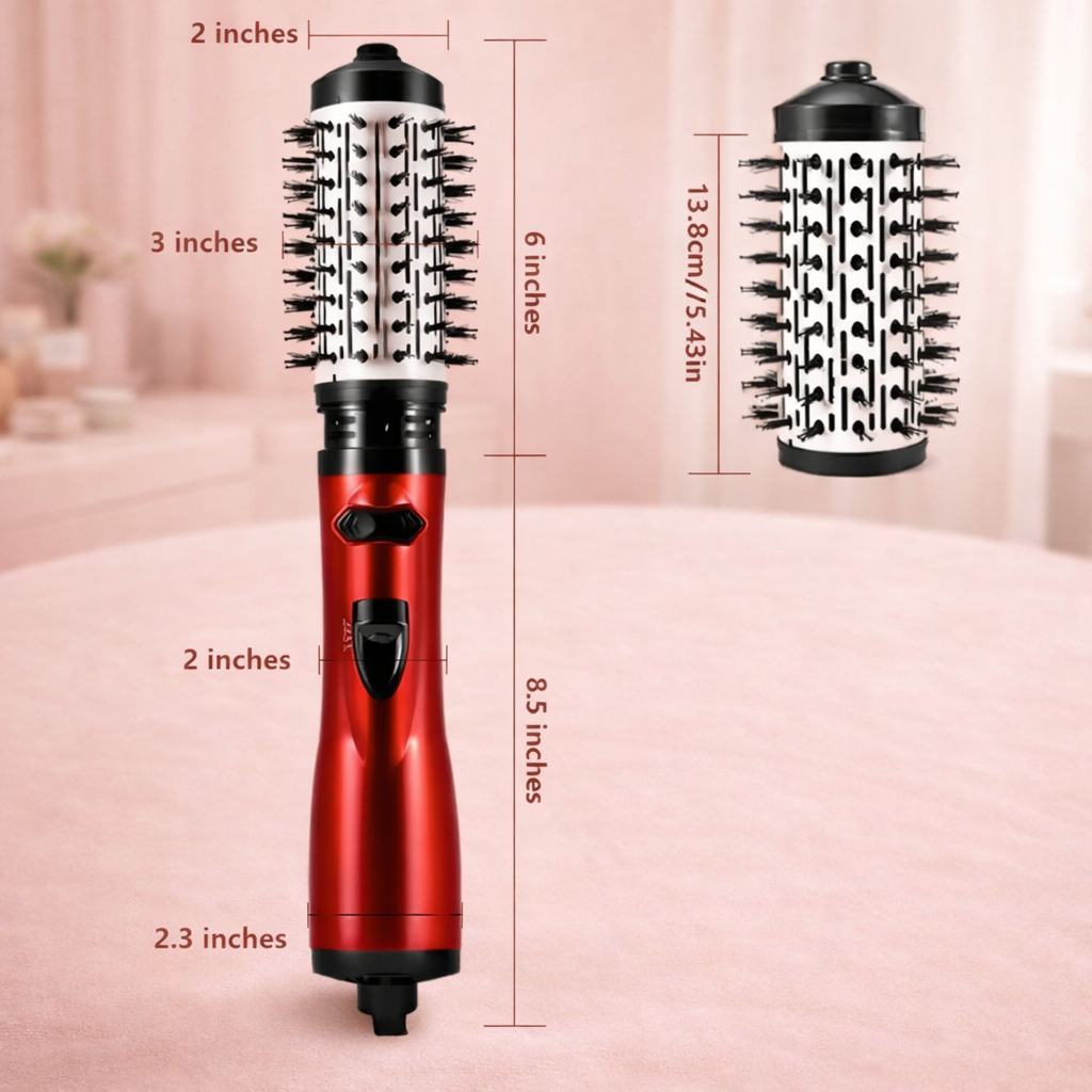 Amtn Club | Brosse Soufflante Rotative 3-en-1 Ionique – Volume & Lissage