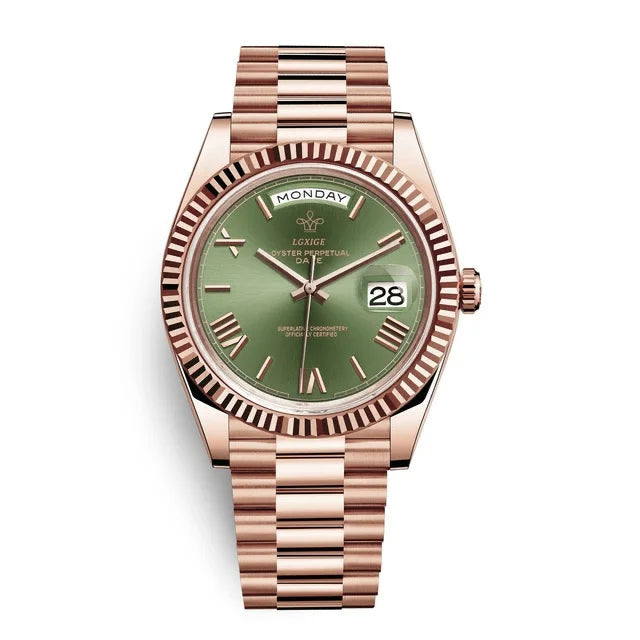 Amtn Club | Montre Automatique Premium Jour & Date – Solan