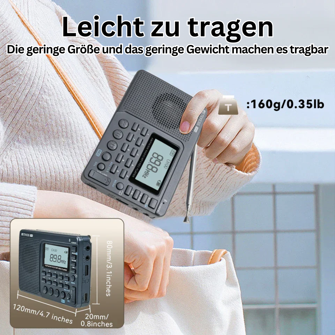 Amtn Club | Radio Portable Compacte Multifonction – EchoWave