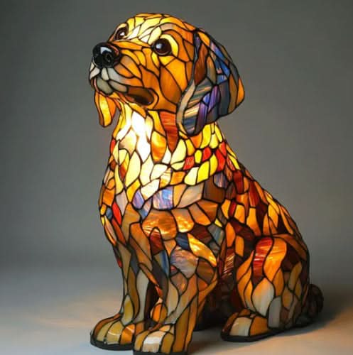 Amtn Club | Lampe de Nuit LED Artistique pour Amoureux des Chiens – COMPANIONLIGHT
