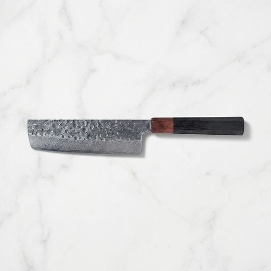Amtn Club | Gentetsu Nakiri – Couteau Japonais Premium pour Légumes en Acier Haute Précision à Lame Droite Ultra Tranchante