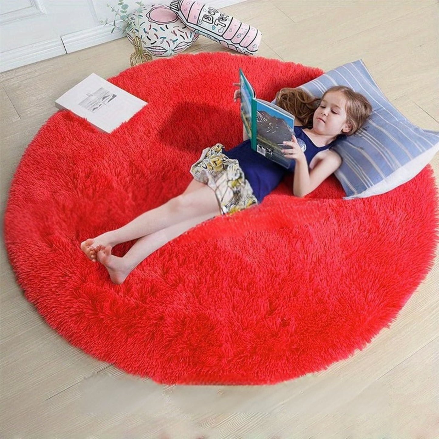 Amtn Club | Tapis Rond Fluffy Ultra Doux – Clouda