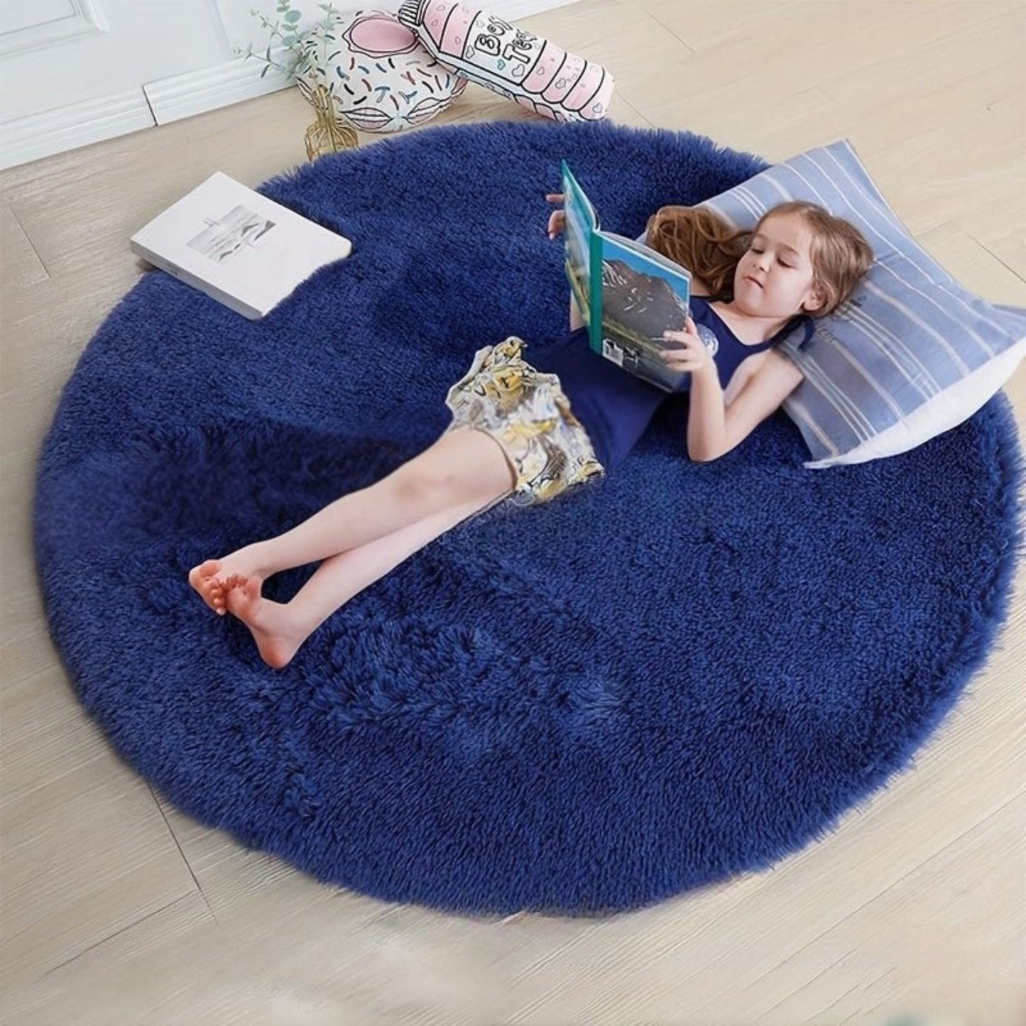 Amtn Club | Tapis Rond Fluffy Ultra Doux – Clouda