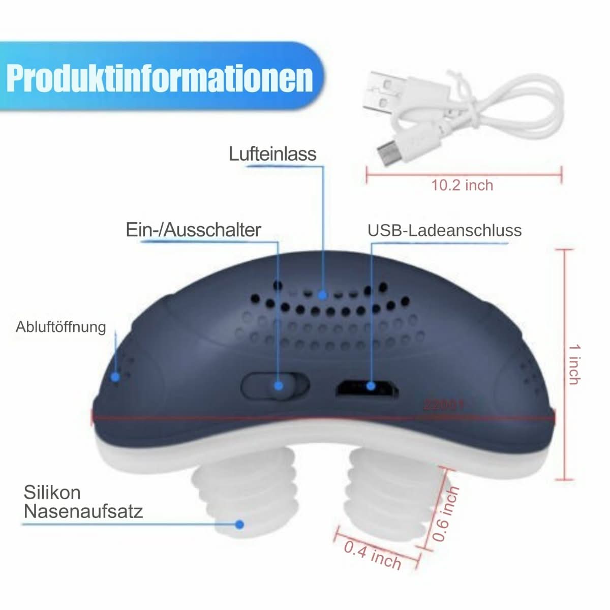 Amtn Club | Appareil CPAP Compact Anti-Ronflement – MICROBREATH