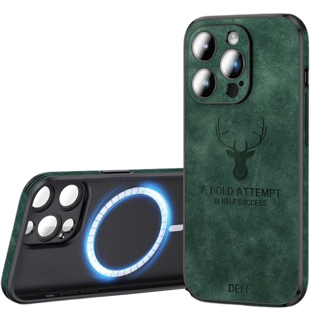 Amtn Club | Coque iPhone Luxe en Cuir de Cerf – Veltro