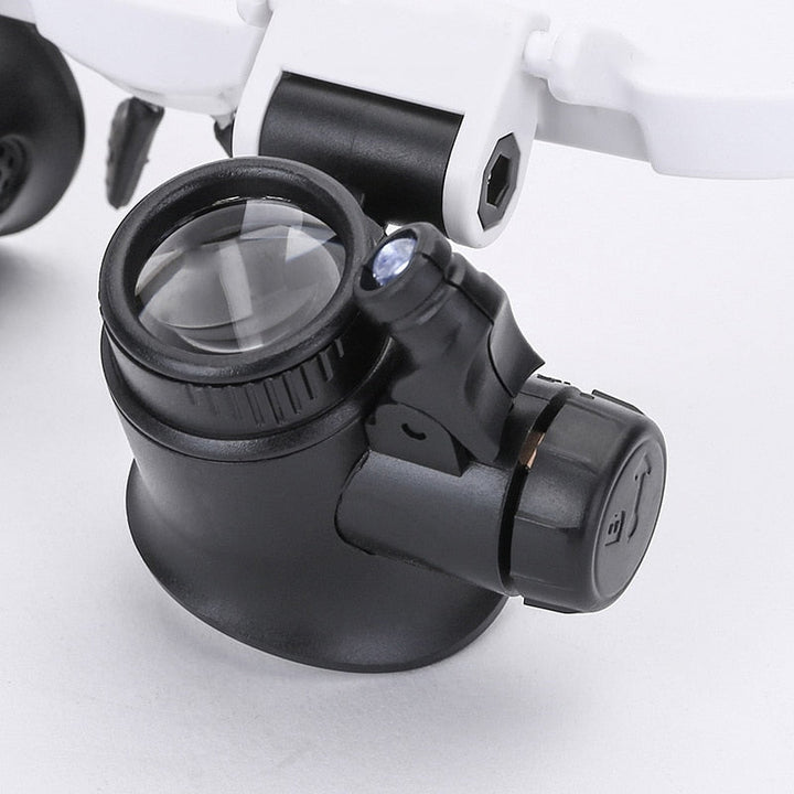 Amtn Club | Lunettes Loupe HD avec LED & Lentilles Interchangeables – Optiview