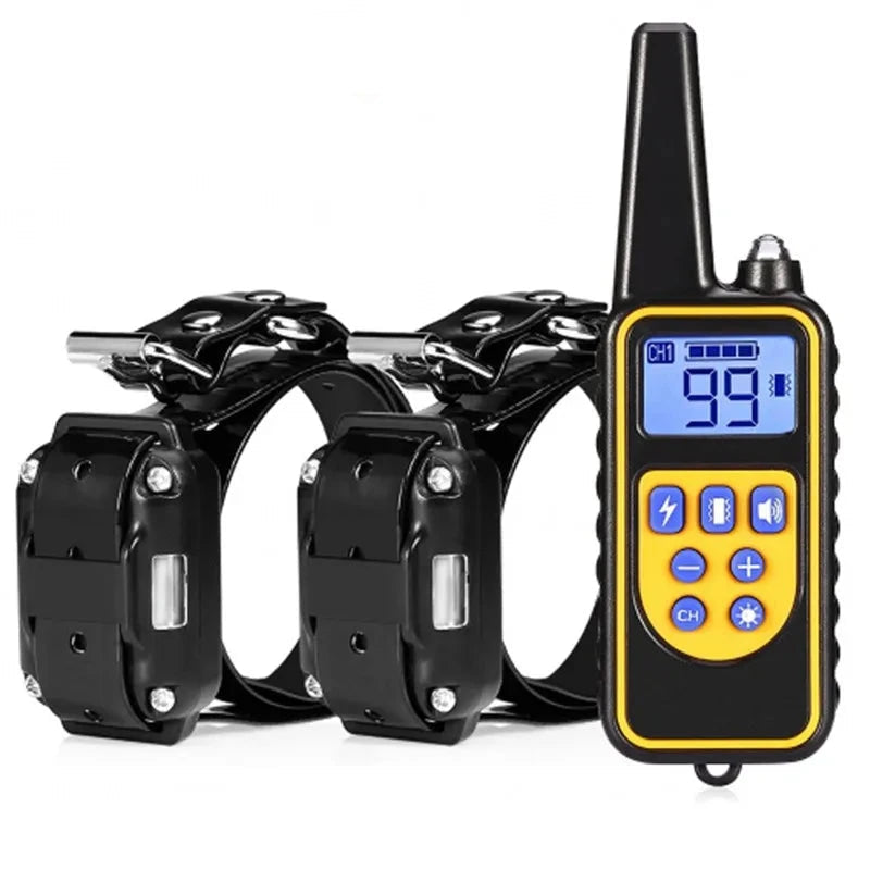 Amtn Club | Collier de dressage électronique Barkon étanche rechargeable télécommande longue portée pour chien ajustable