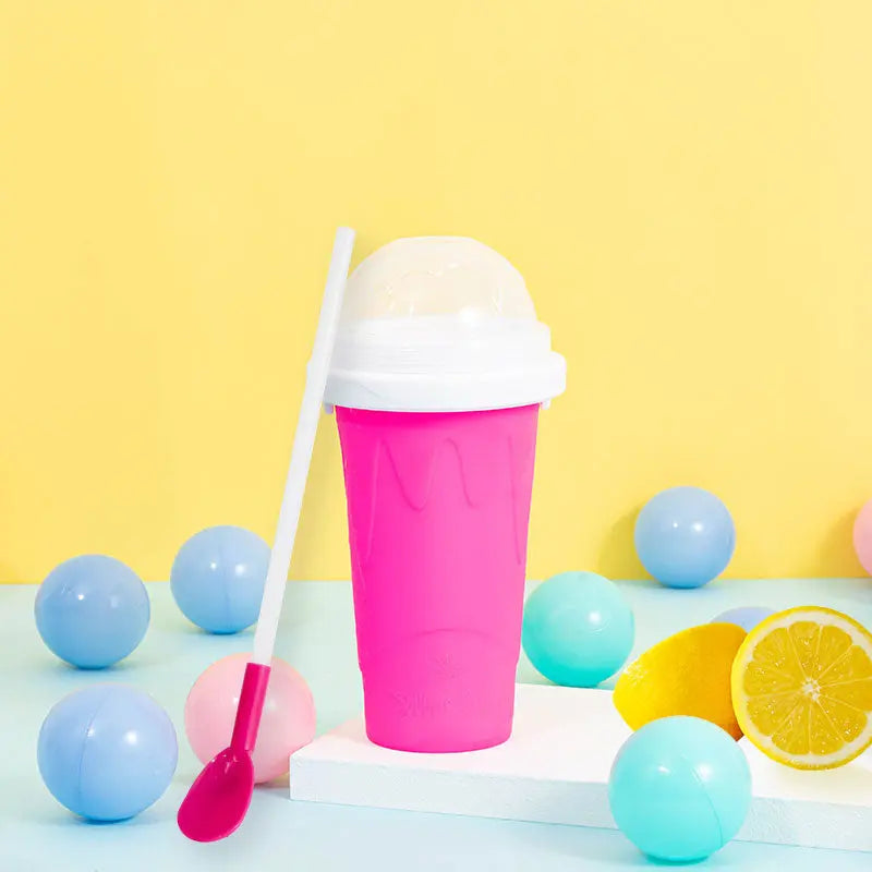 Amtn Club | FrostCup – Tasse Slushy Réutilisable pour Boissons Glacées | Gobelet Rafraîchissant pour Smoothies et Granités Maison