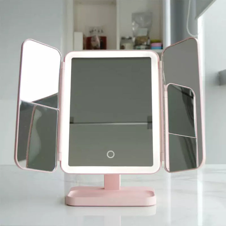 Amtn Club | Miroir de Maquillage LED avec Éclairage Triple – Clara
