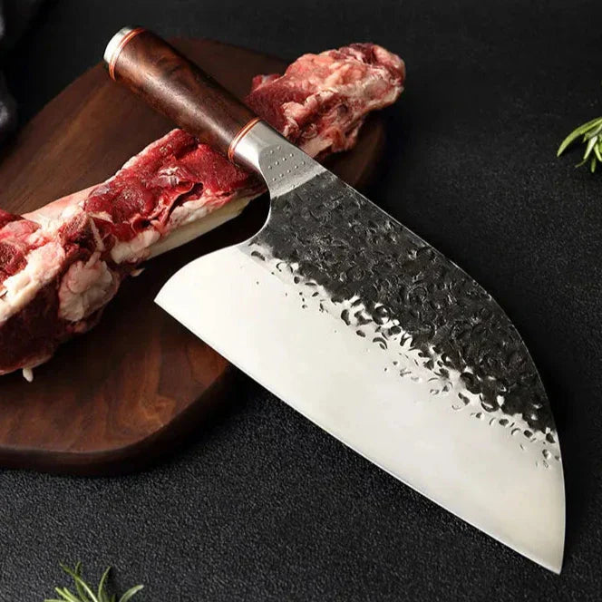 Amtn Club | Tsunami Chukabocho Cleaver – Couteau Hachoir Japonais Premium en Acier Haute Performance pour Découpe de Précision