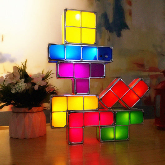 Amtn Club | Lampe Tetris Modulaire Créative – LumiBlocks