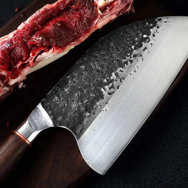 Amtn Club | Tsunami Chukabocho Cleaver – Couteau Hachoir Japonais Premium en Acier Haute Performance pour Découpe de Précision