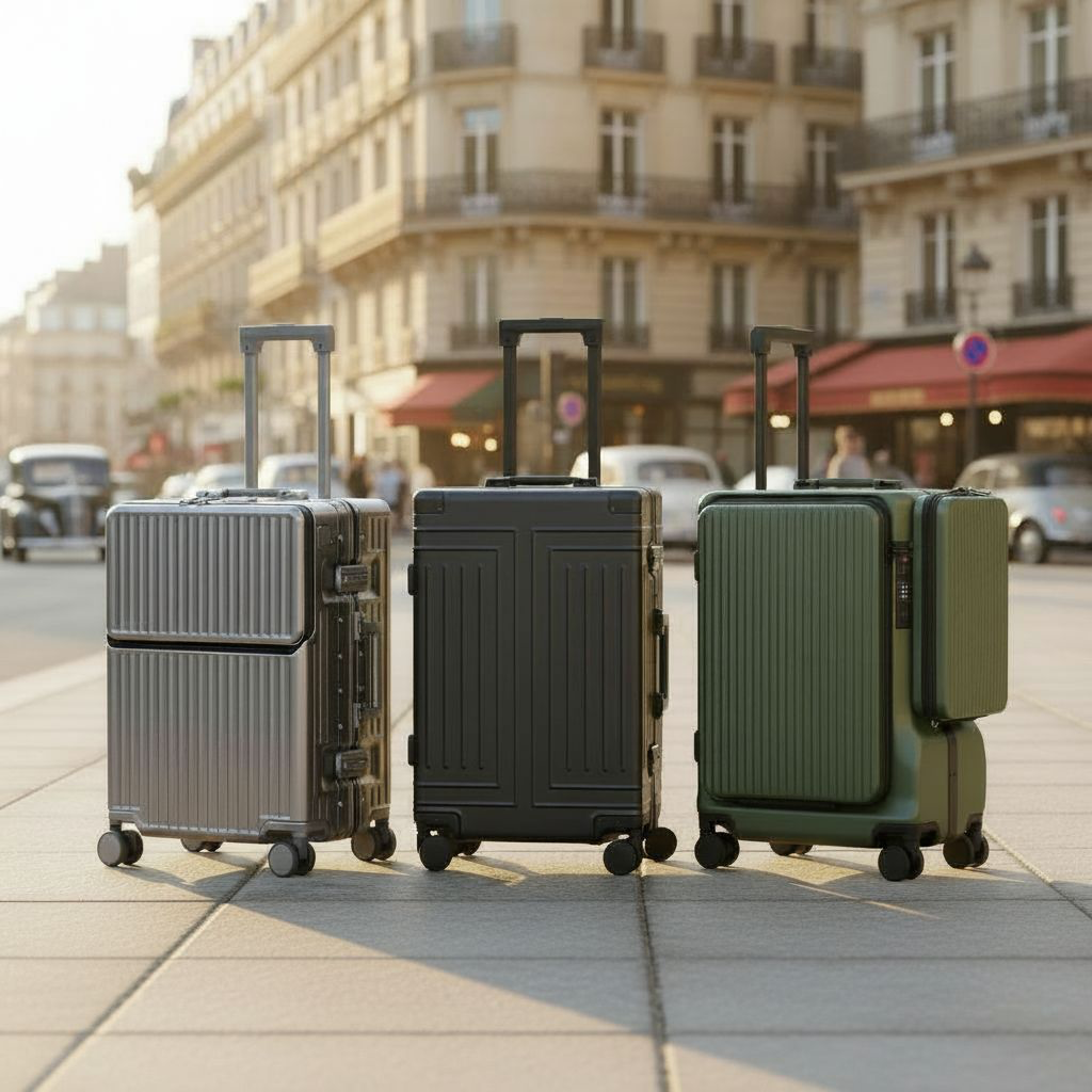 Amtn Club| Valise cabine Hublot Premium 45L | Coque rigide, Fermeture sécurisée TSA, Grande Capacité, Roulettes pivotantes
