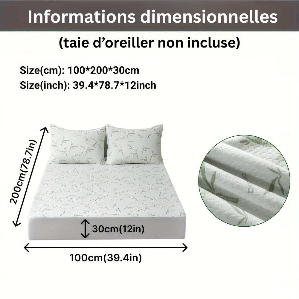 Amtn Club | Protège-Matelas Bamboo Respirant & Frais – BambooCool