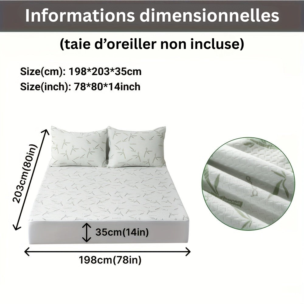 Amtn Club | Protège-Matelas Bamboo Respirant & Frais – BambooCool
