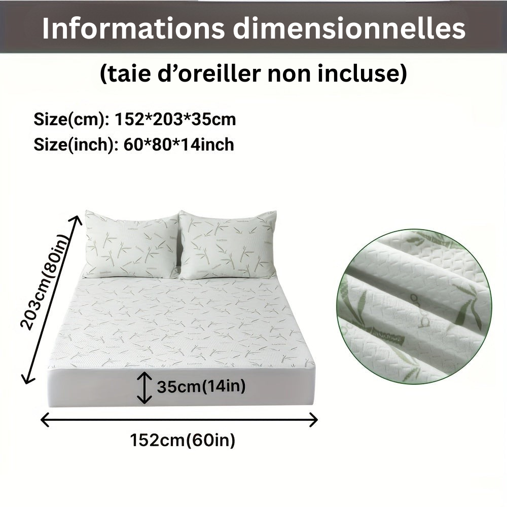 Amtn Club | Protège-Matelas Bamboo Respirant & Frais – BambooCool