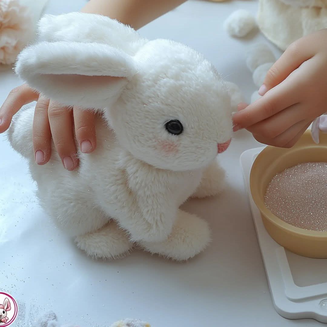 Amtn Club | Lapin Interactif Sauteur en Peluche – HoppiLoom