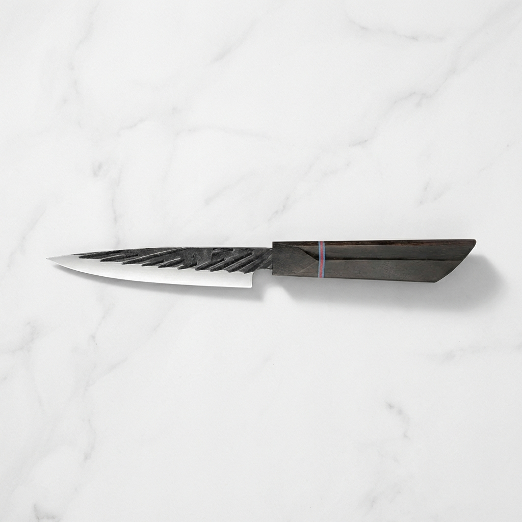 Amtn Club | Kurogane Petty Knife – Couteau d’Office Japonais Premium en Acier Haute Précision pour Découpe Fine et Contrôlée