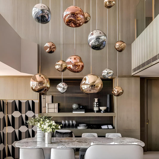 Amtn Club | Lustre Design Lava LED Ambiance Chaleureuse