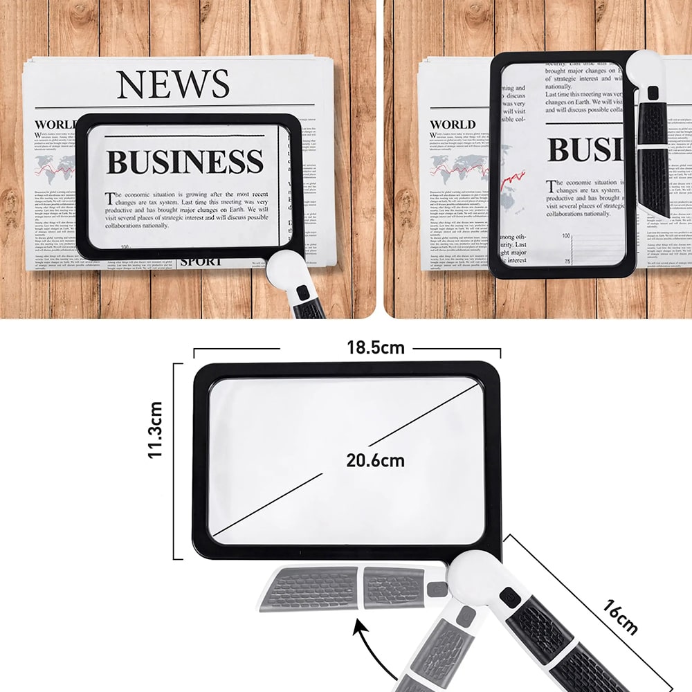Amtn Club | Loupe LED 5X Pleine Page – MagniView