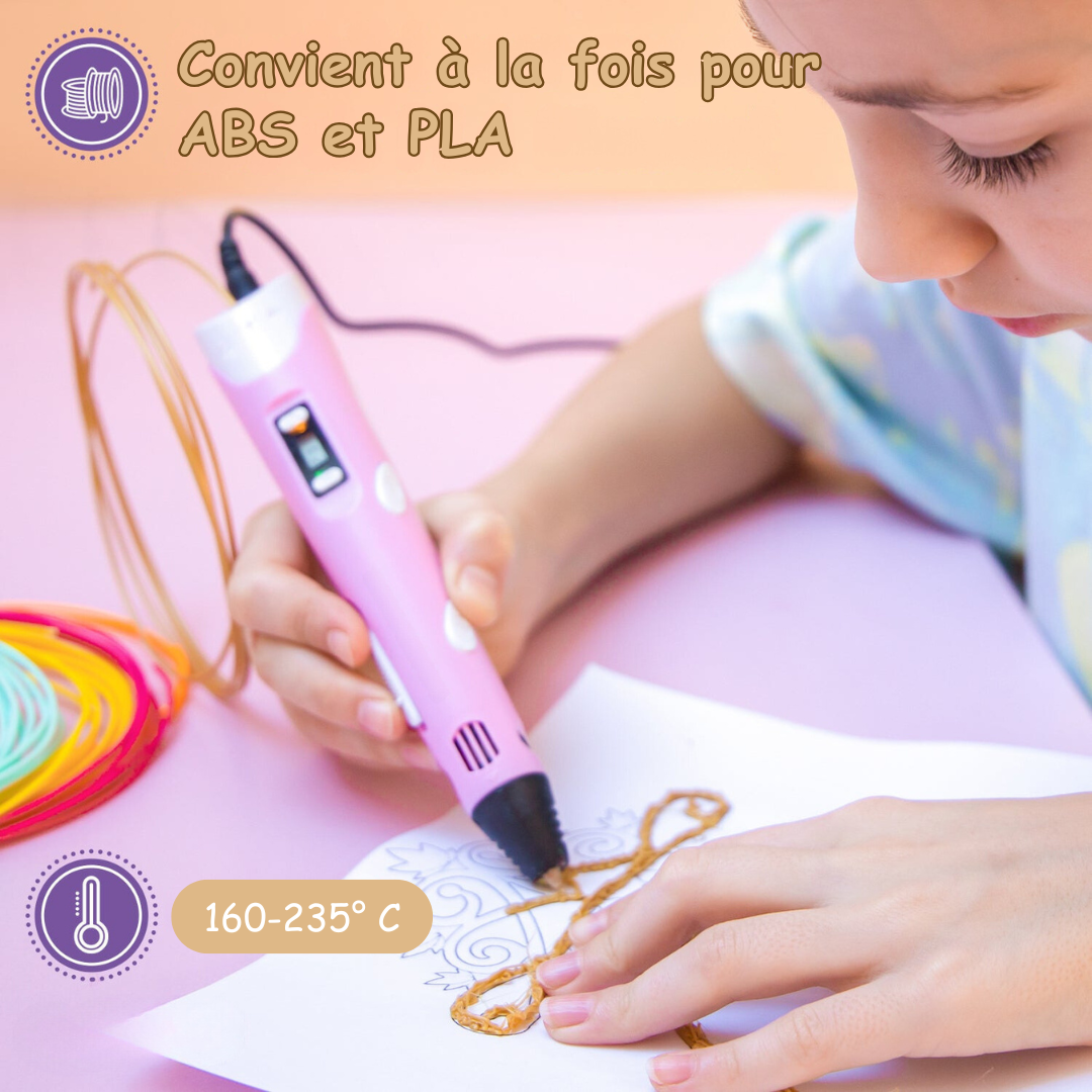 Amtn Club | Stylo 3D Créatif pour Dessin et Modélisation – 3D Pen