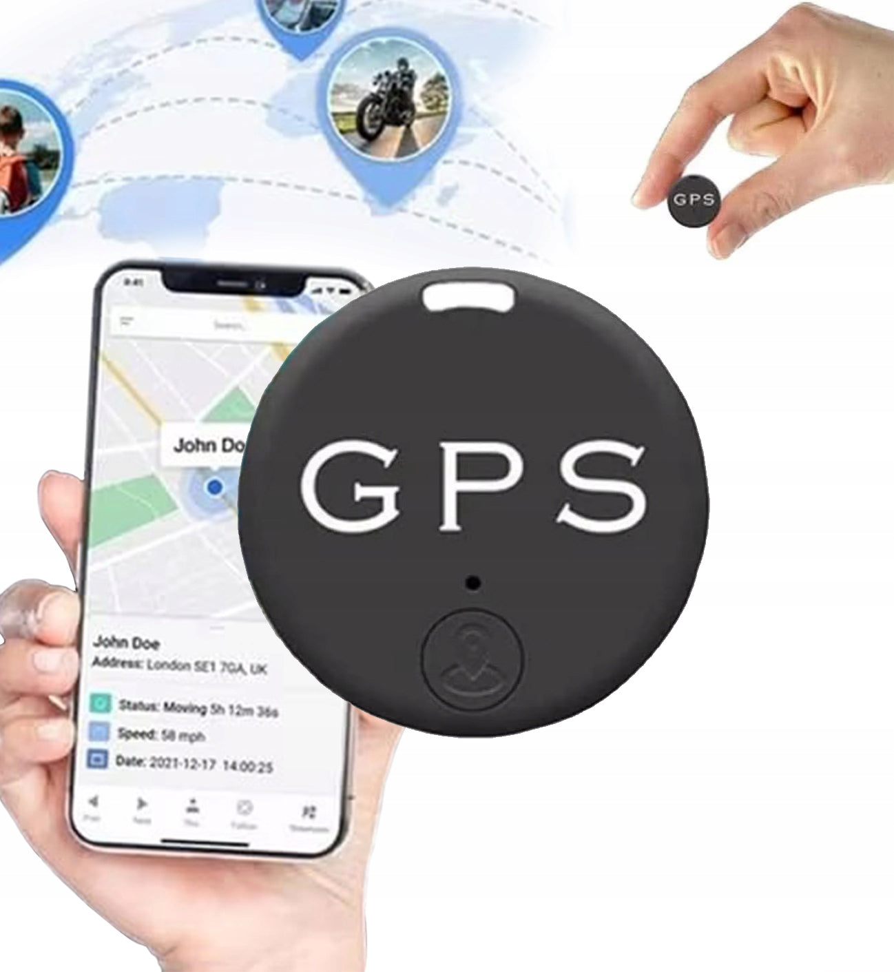 GPS Tracker Mini en Temps Réel – Amtn Club