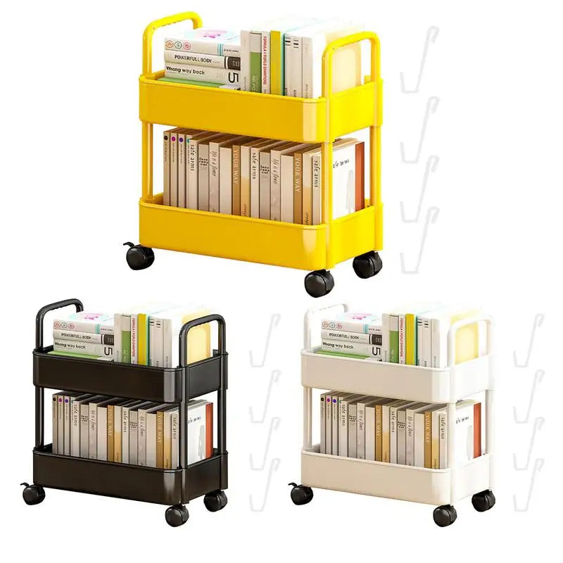 Amtn Club | Chariot de Bibliothèque Mobile avec Roues – Rollit