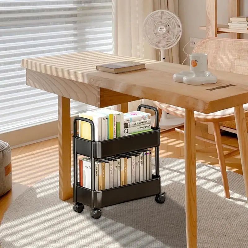 Amtn Club | Chariot de Bibliothèque Mobile avec Roues – Rollit