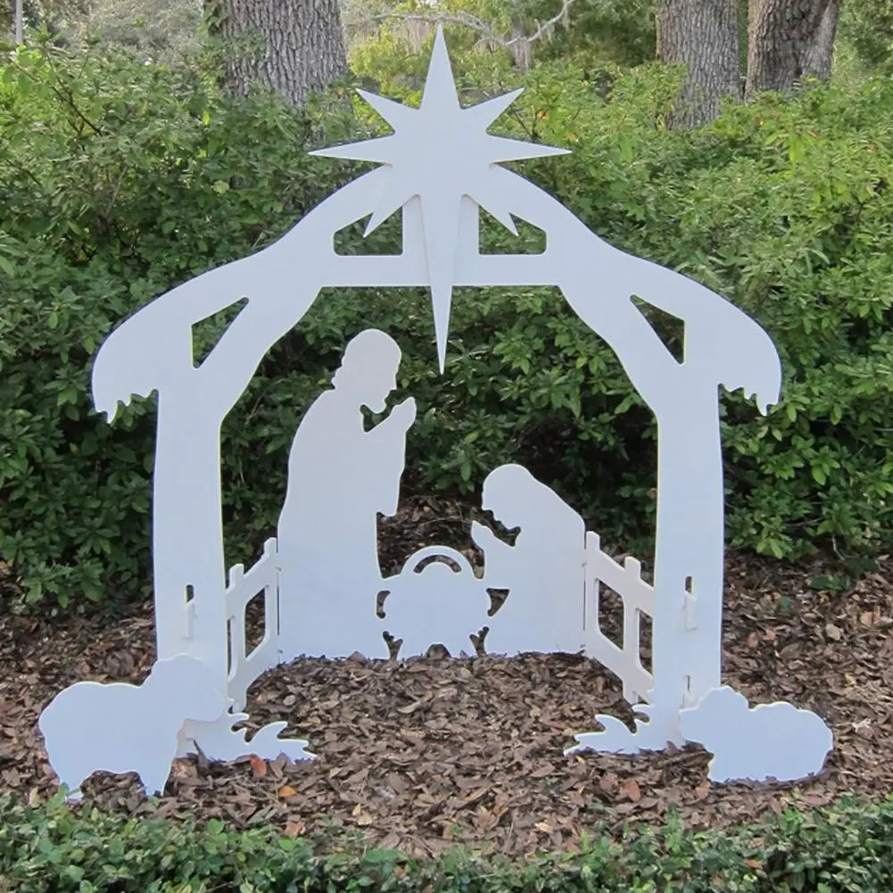 Amtn Club | Décoration Jardin Festive Résistante – MajesticNativity